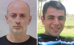 מימין: הנאשם ברצח אמיל אבשייב, משמאל: הנרצח יואב ג