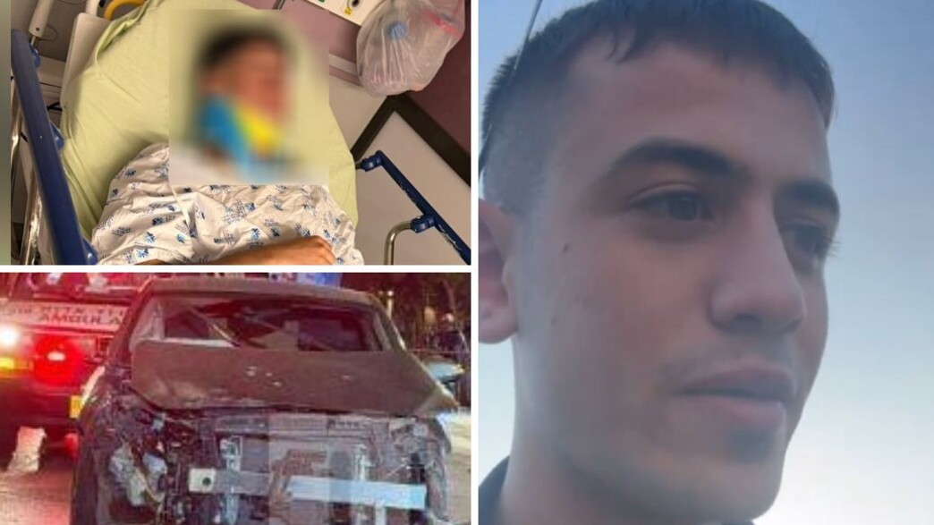 ששון שאולוב. משמאל למעלה: נער שנפצע בתאונה ששון שאולוב. משמאל למעלה: נער שנפצע בתאונה