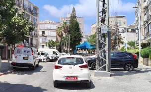 הזירה בבת בים (צילום: דוברות המשטרה)