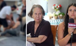 דוריס בוהדנה, ליהי אילוז והתקרית האלימה (צילום: מתוך "חדשות הבוקר", קשת 12)