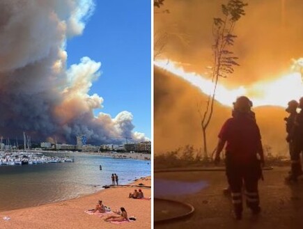 פינוי המוני, עשן מסרטן ושיבוש בטור דה פראנס: דרום אירופה תחת מצור אש