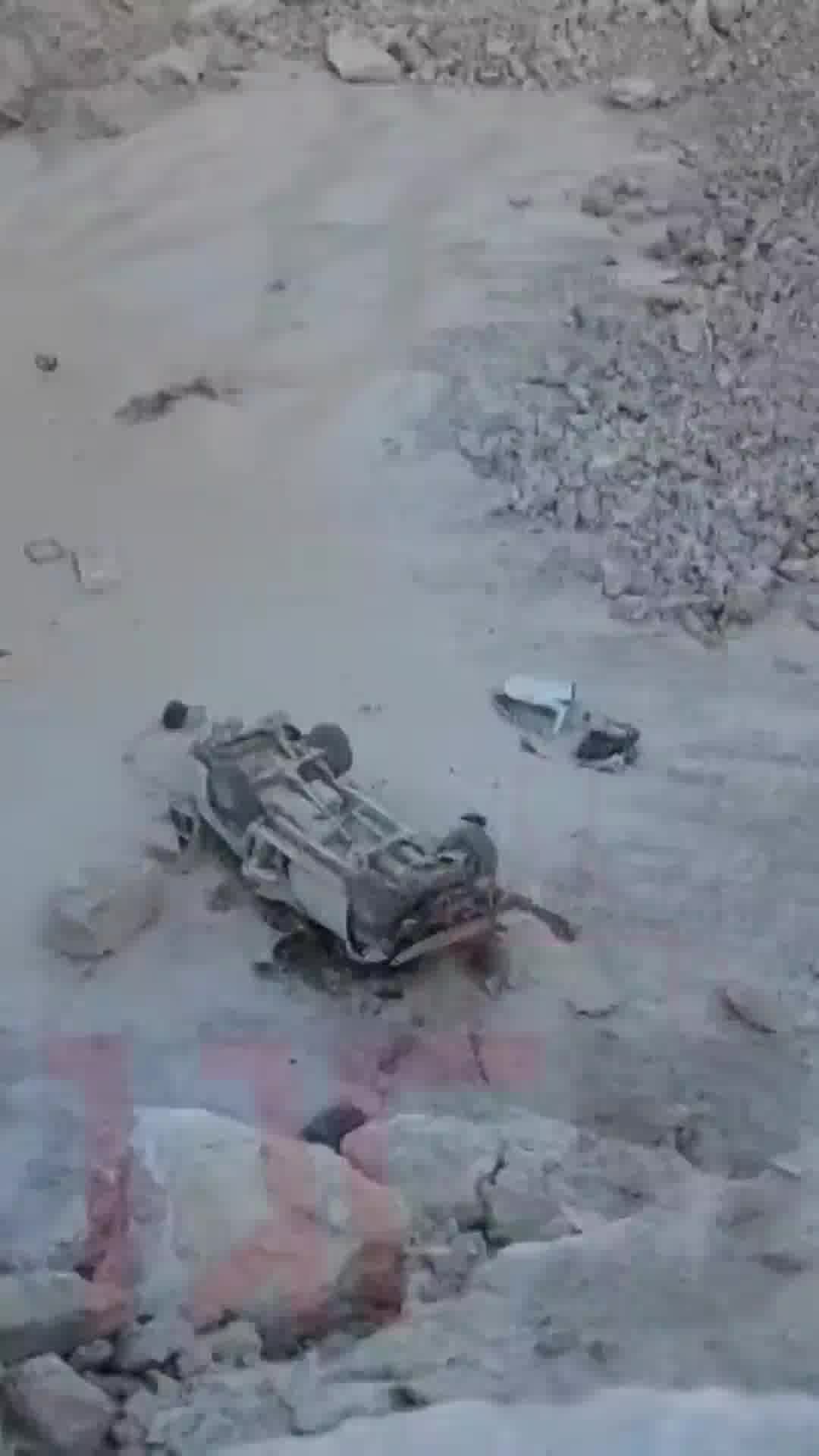 המכונית התהפכה ממצוק בגובה עשרה מטרים במחצבות נטף שבבנימין: הנהג חולץ ופונה במסוק