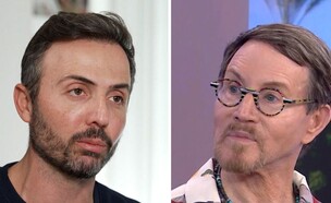 חיים פרשטיין, דוד דביר (צילום: דוד דביר: מתוך "כמעט שבת שלום", חיים פרשטיין: מתוך חדשות 12)