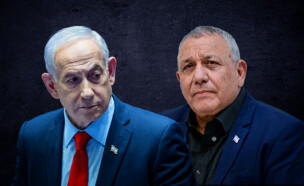 גדי איזנקוט, בנימין נתניהו (צילום:  אבשלום ששוני, יונתן זינדל , פלאש 90)