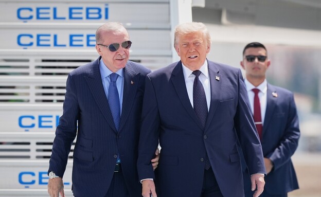 דונלד טראמפ ורג'פ טאיפ ארדואן (צילום: Ap)