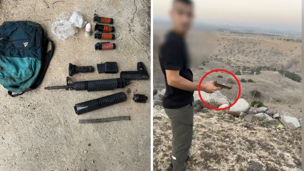 אחד הנאשמים יורה באקדח אחד הנאשמים יורה באקדח