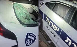 הניידות שהושחתו ברחובות (צילום: רחובות ניוז)