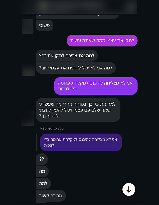 ההתכתבויות בין הנערה לצעיר ההתכתבויות בין הנערה לצעיר