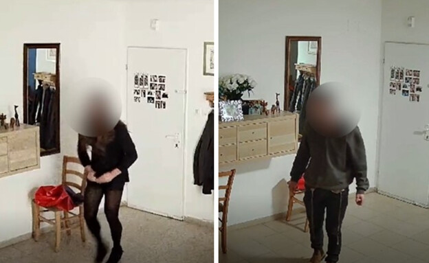 גבר פרץ לבית שכניו, לבש בגדי אישה ועינג את עצמו