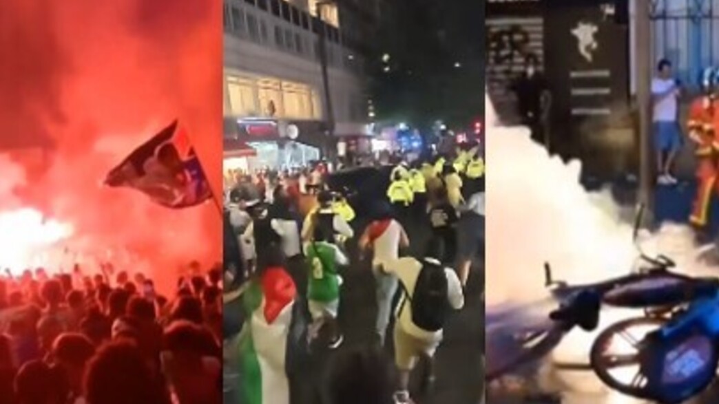 אוהדי מרוקו התפרעו באירופה אוהדי מרוקו התפרעו באירופה