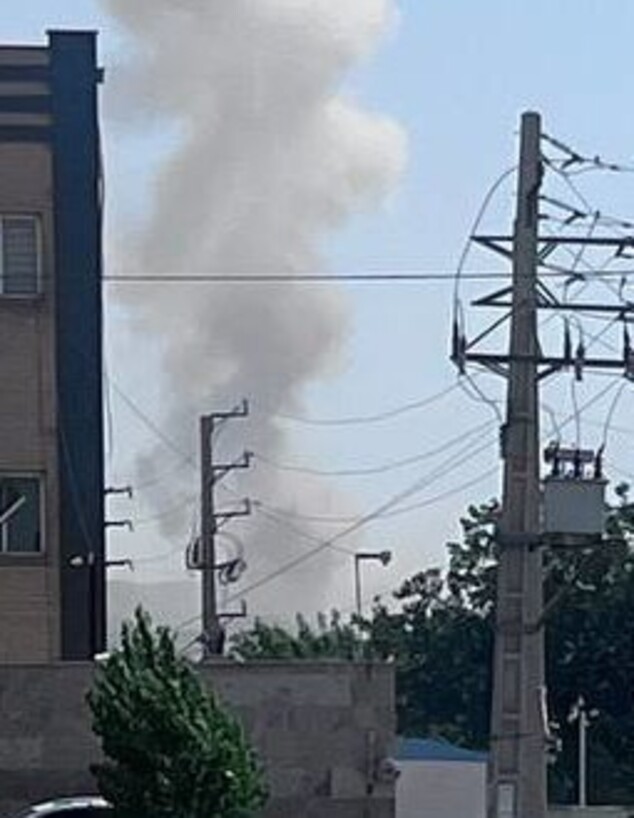 תיעוד מהפיצוצים בפרצ'ין, איראן תיעוד מהפיצוצים בפרצ'ין, איראן