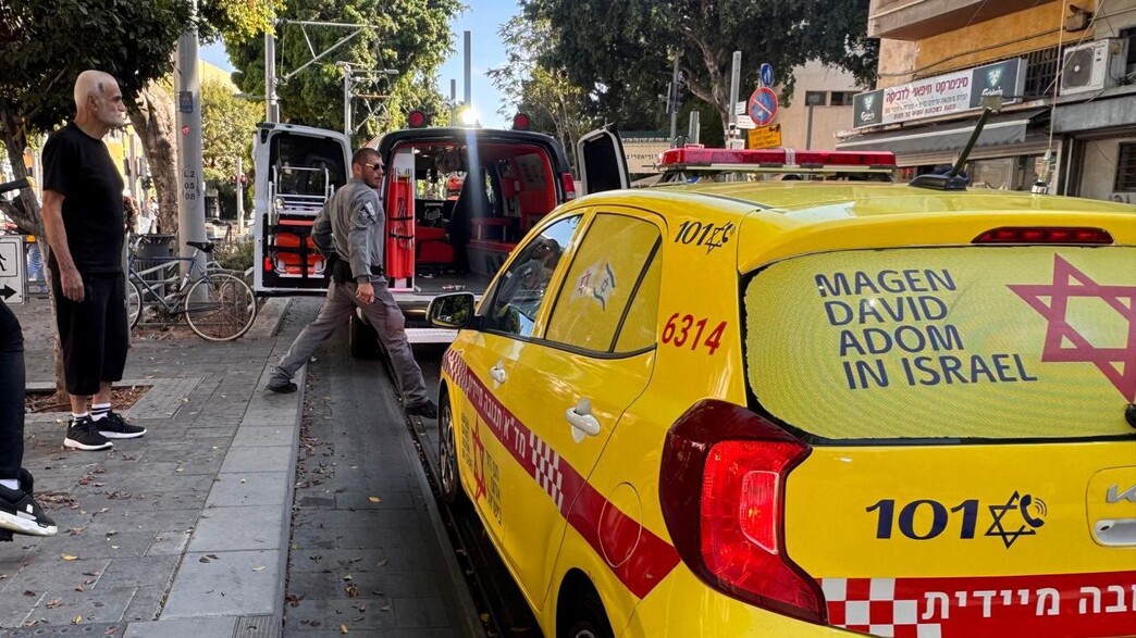 גבר נפצע בשד' ירושלים ביפו גבר נפצע בשד' ירושלים ביפו