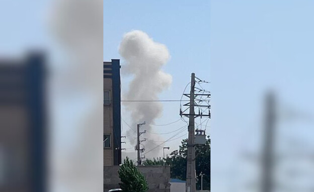 תיעוד מהפיצוצים בפרצ'ין, איראן תיעוד מהפיצוצים בפרצ'ין, איראן