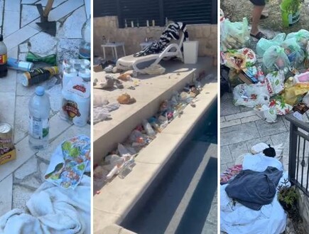 "כל כך מגעיל": תיירים התארחו בווילה בקרואטיה – והשאירו אותה במצב מחריד