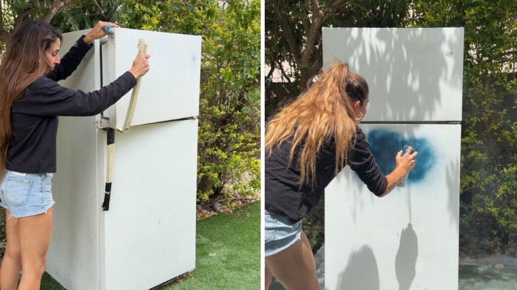 השיפוצניקית: מייקאובר למקרר השיפוצניקית: מייקאובר למקרר