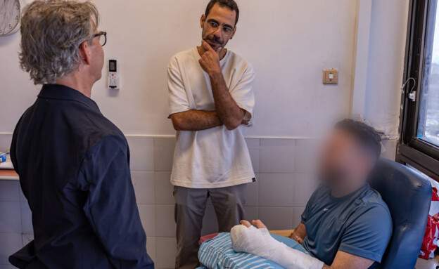ד"ר עמיר ערמי, ד"ר דיוויד קולבר (צילום: נווה נויפלד)