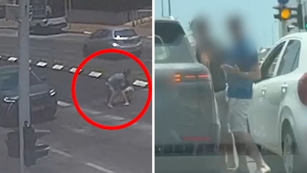 תקיפה בכביש בנתניה תקיפה בכביש בנתניה