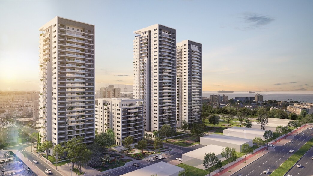 הדמיית עיר גלים קריית ים הדמיית עיר גלים קריית ים