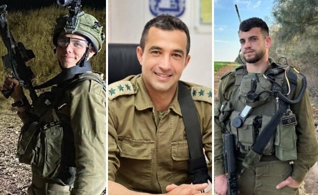תומר אחימס ז"ל, אסף חממי ז"ל, קיריל ברודסקי ז"ל (צילום: דובר צה"ל)