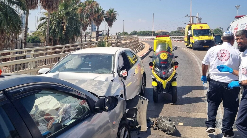 זירת התאונה באשדוד זירת התאונה באשדוד
