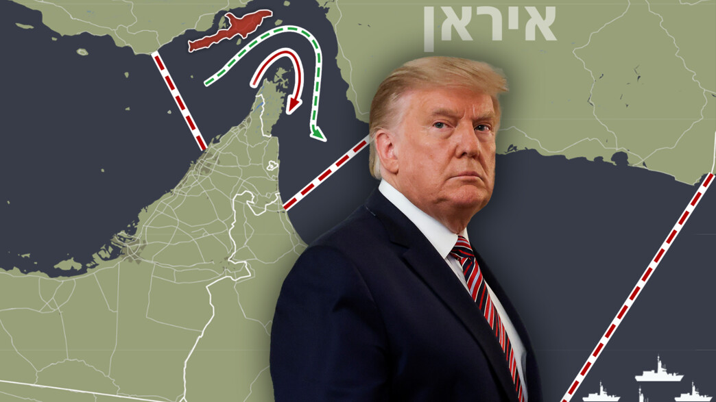 מפת המצב במצר הורמוז מפת המצב במצר הורמוז