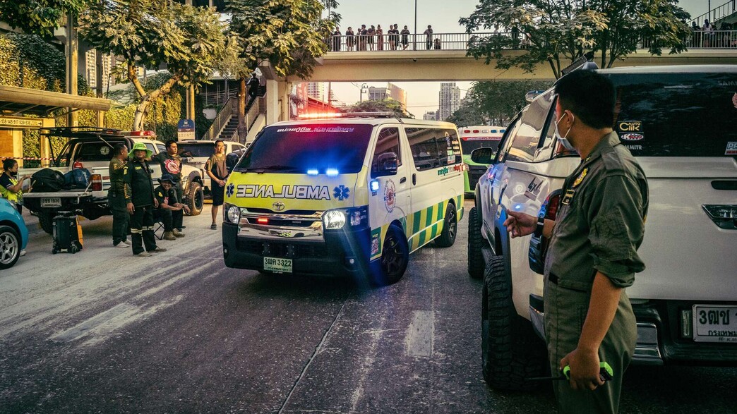 אמבולנס בתאילנד. אילוסטרציה אמבולנס בתאילנד. אילוסטרציה