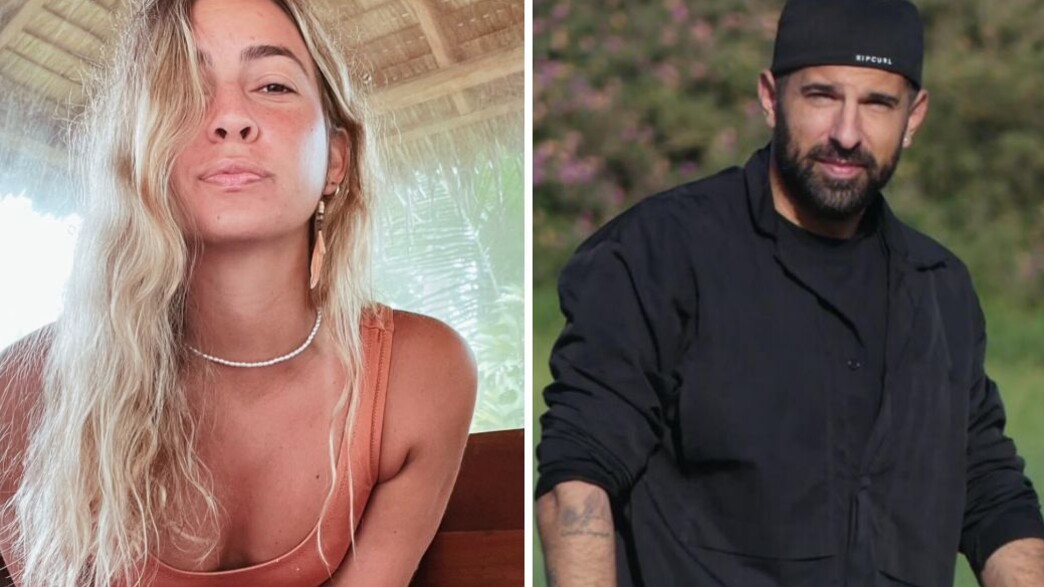 יוסי עזרא ובת הזוג החדשה מיכל טל