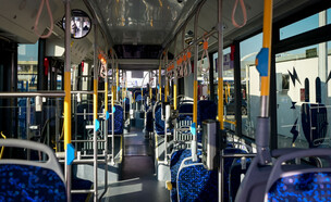 אוטובוס ריק, אילוסטרציה (צילום: אבשלום ששוני, פלאש90)