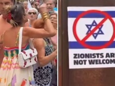 "ציונים לא רצויים": ישראלית התעמתה עם מאות מפגינים