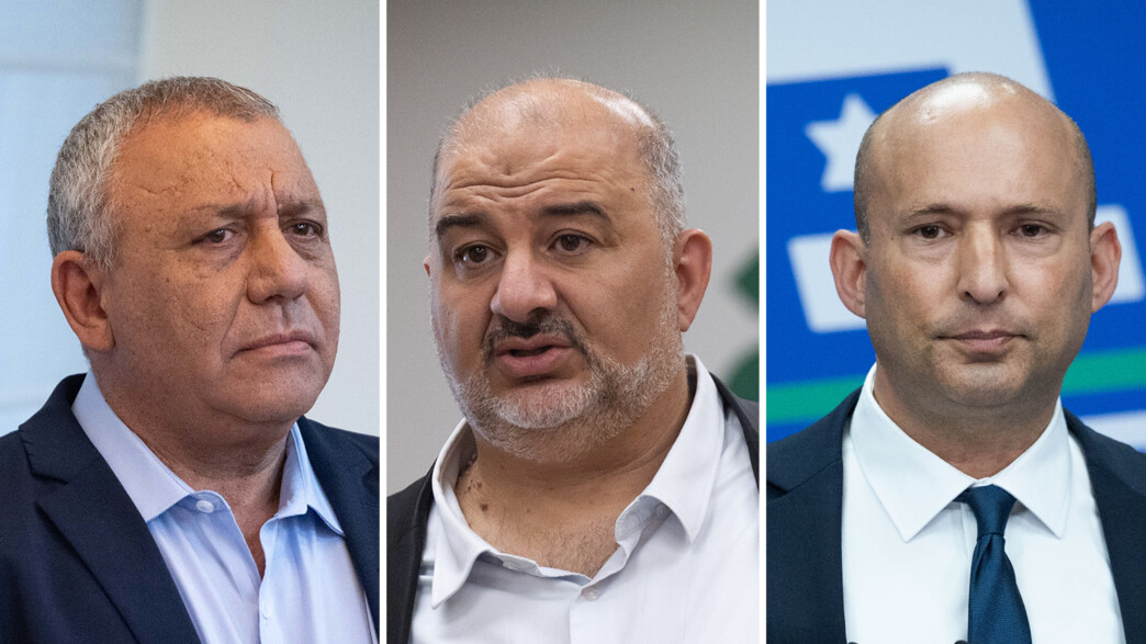 נפתלי בנט, מנסור עבאס, גדי איזנקוט נפתלי בנט, מנסור עבאס, גדי איזנקוט