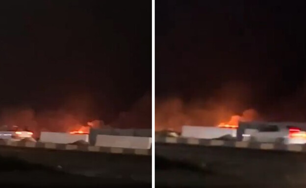 תקיפות אמריקניות הלילה בנמל צ'בהאר באיראן תקיפות אמריקניות הלילה בנמל צ'בהאר באיראן