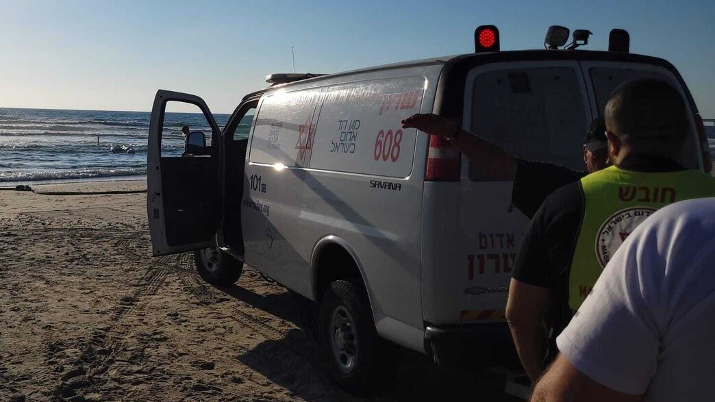 טביעה בחוף הדייגים בחדרה טביעה בחוף הדייגים בחדרה