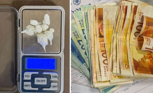 הכסף והסמים שנתפסו על הנער באשדוד
