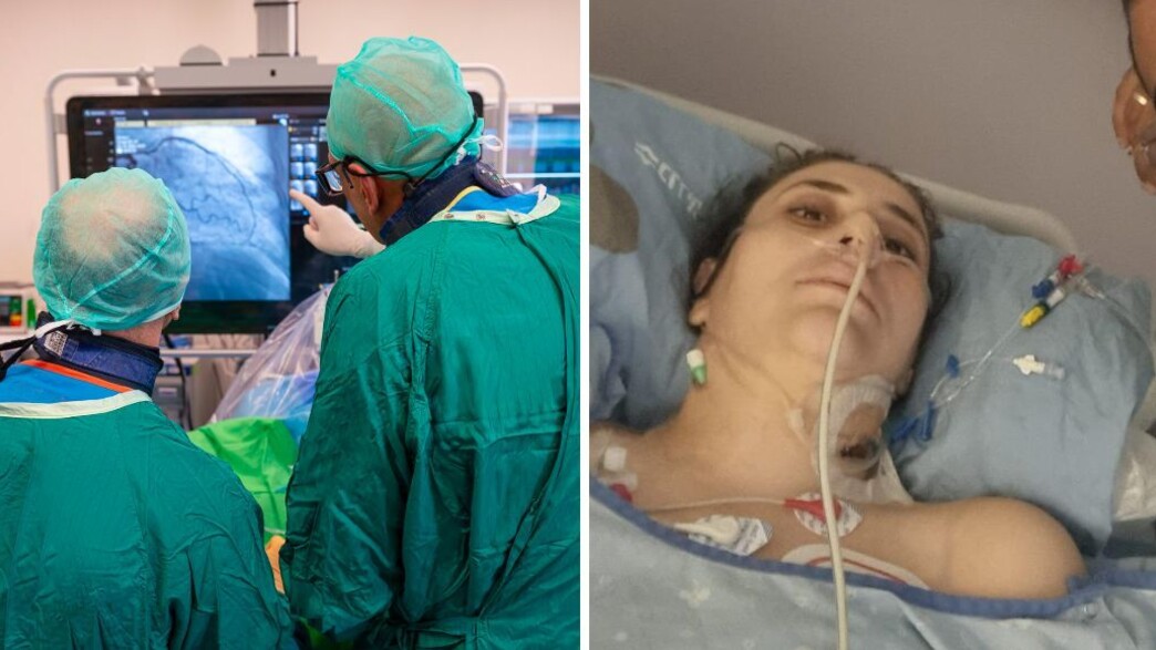 הגיעה לניתוח ועברה התקף לב הגיעה לניתוח ועברה התקף לב