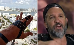 יקיר לוי והתמונה האחרונה שפרסם בסטורי (צילום: מתוך "האמריקאים", רשת 13 | מתוך עמוד האינסטגרם של יקיר לוי)