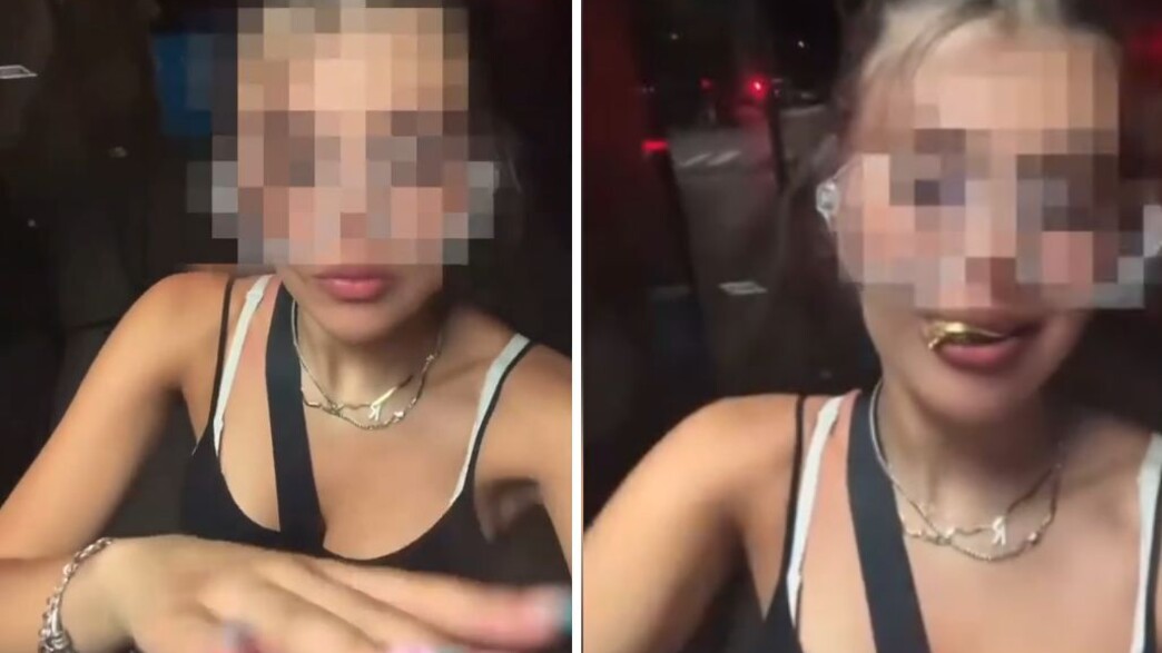 צעירה שצילמה את עצמה אחרי שגנבה צעירה שצילמה את עצמה אחרי שגנבה