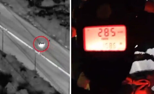 העונש החריג לרוכב האופנוע שטס במהירות 285 קמ"ש