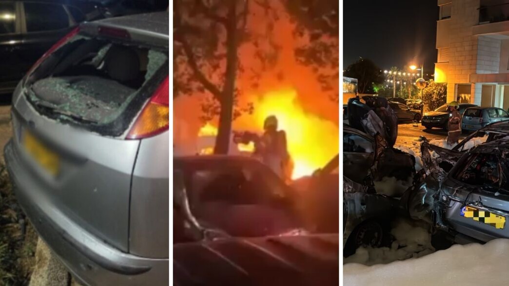 המכוניות הבוערות בנתניה, נזק לרכב מפיצוץ בפ"ת
