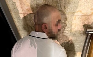 מעצר החשוד בירי (צילום: דוברות המשטרה)