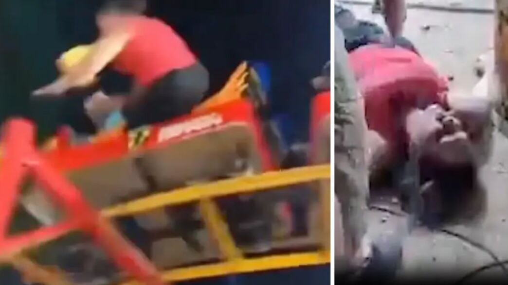 נפלה מרכבת הרים, והתרסקה מגובה נפלה מרכבת הרים, והתרסקה מגובה