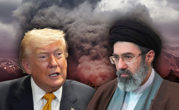 מוג'תבא ח'אמנאי, דונלד טראמפ (צילום: AP, getty images)