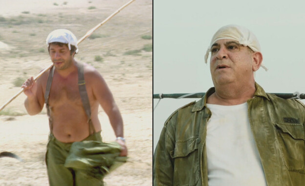 ויקטור חסון של שייקה לוי והדמות של אלי יצפאן (צילום: חדשות 12)