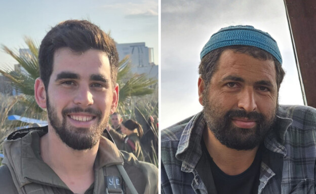 רס"ר במיל' בניהו מלט ז"ל ורס"ן יובל עזרא ז"ל (צילום: דובר צה"ל)