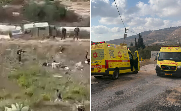 זירת הפיגוע בשומרון זירת הפיגוע בשומרון