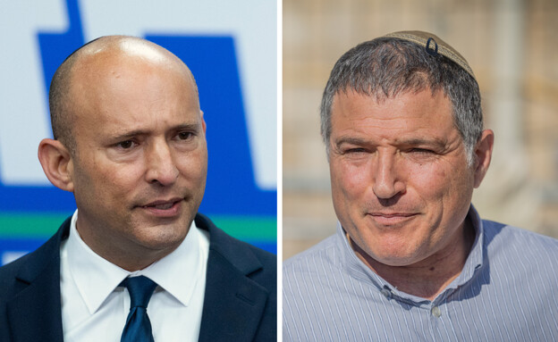 נפתלי בנט, דוד זיני (צילום: פלאש 90)