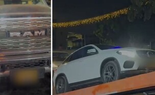 הרכבים שנתפסו (צילום: דוברות המשטרה)