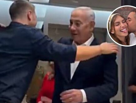 מקורב לצלחת? בן הזוג של טיילור מלכוב חגג עם משפחת נתניהו