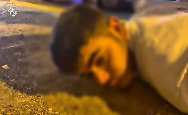 תיעוד ממעצרו של אביאור ששון החשוד ברצח בניהו רזי