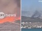 תושבים פונו, כוחות הוקפצו: שריפה משתוללת באי היווני