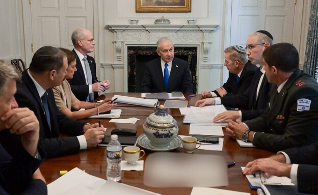 ראש הממשלה נתניהו לפני הפגישה עם הנשיא טראמפ